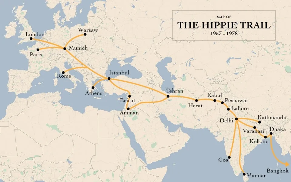 La strada degli Hippie